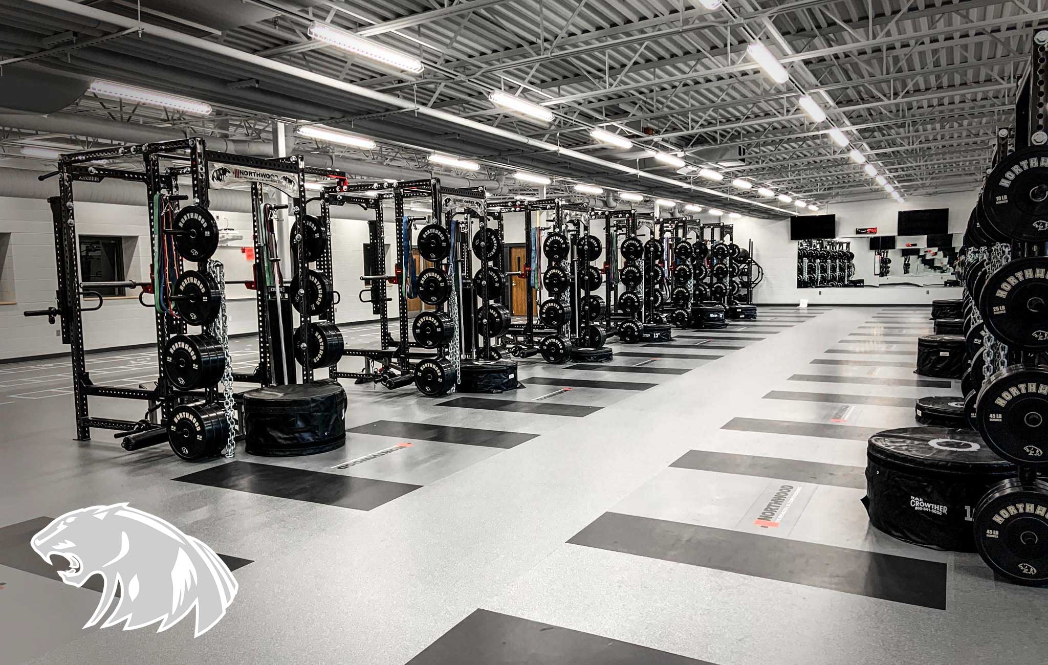 Northwood high school Sorinex strength and conditioning facility