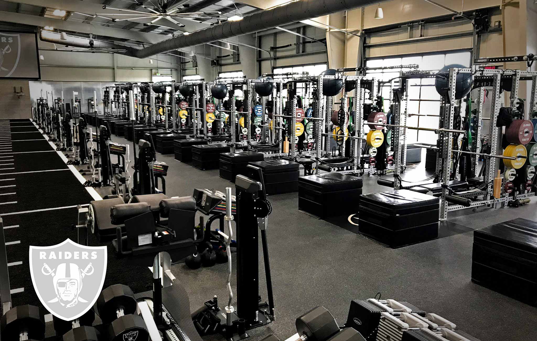 Oakland Raiders Sorinex strength and conditioning facility