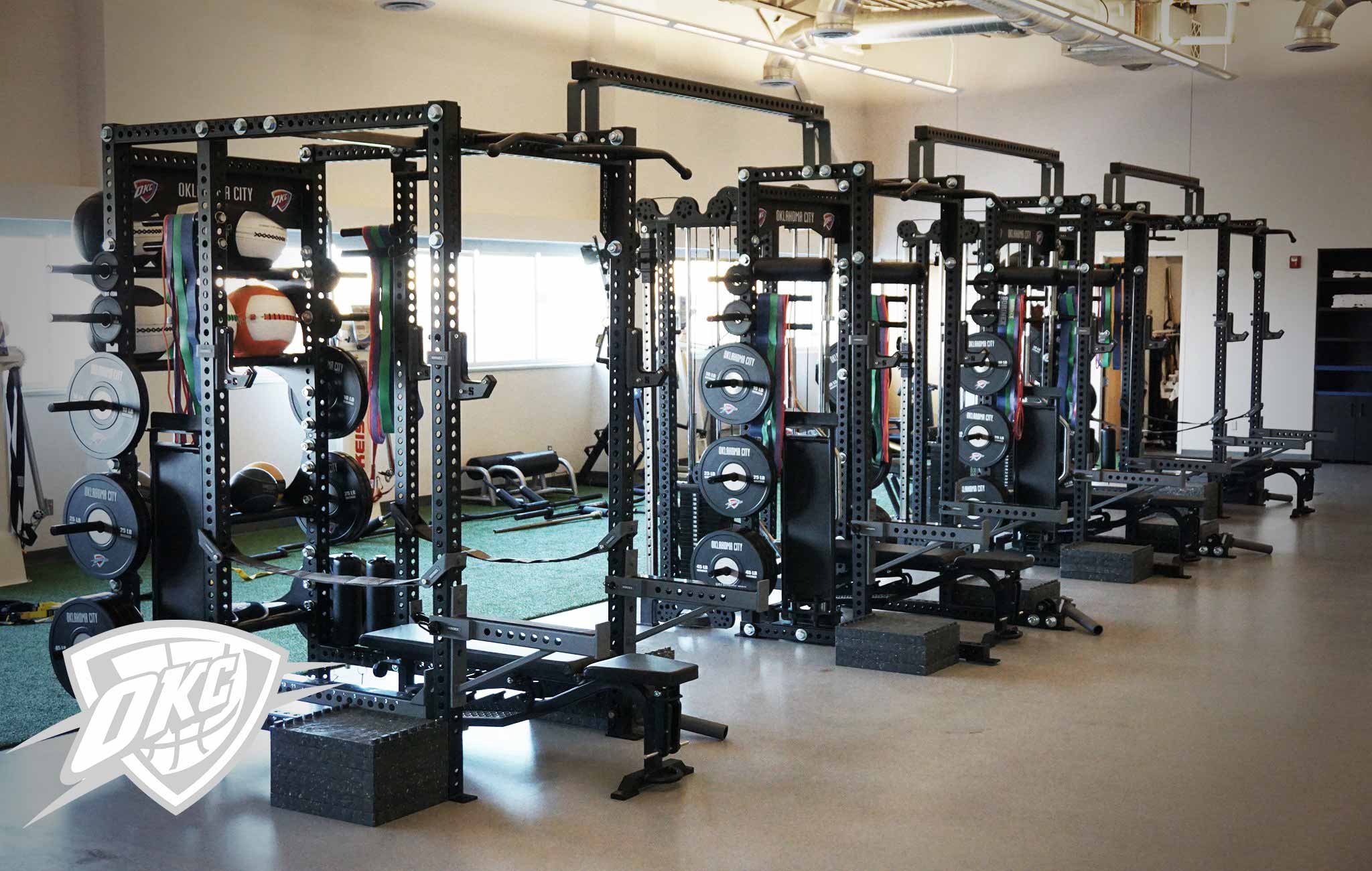 Oklahoma City Thunder Sorinex strength and conditioning facility