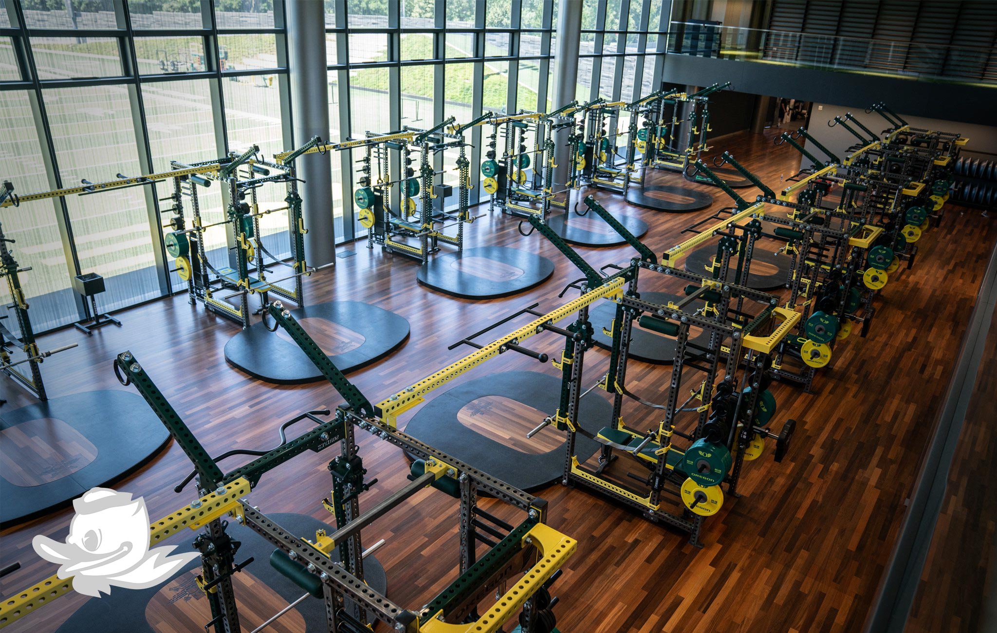 University of Oregon Sorinex strength and conditioning facility