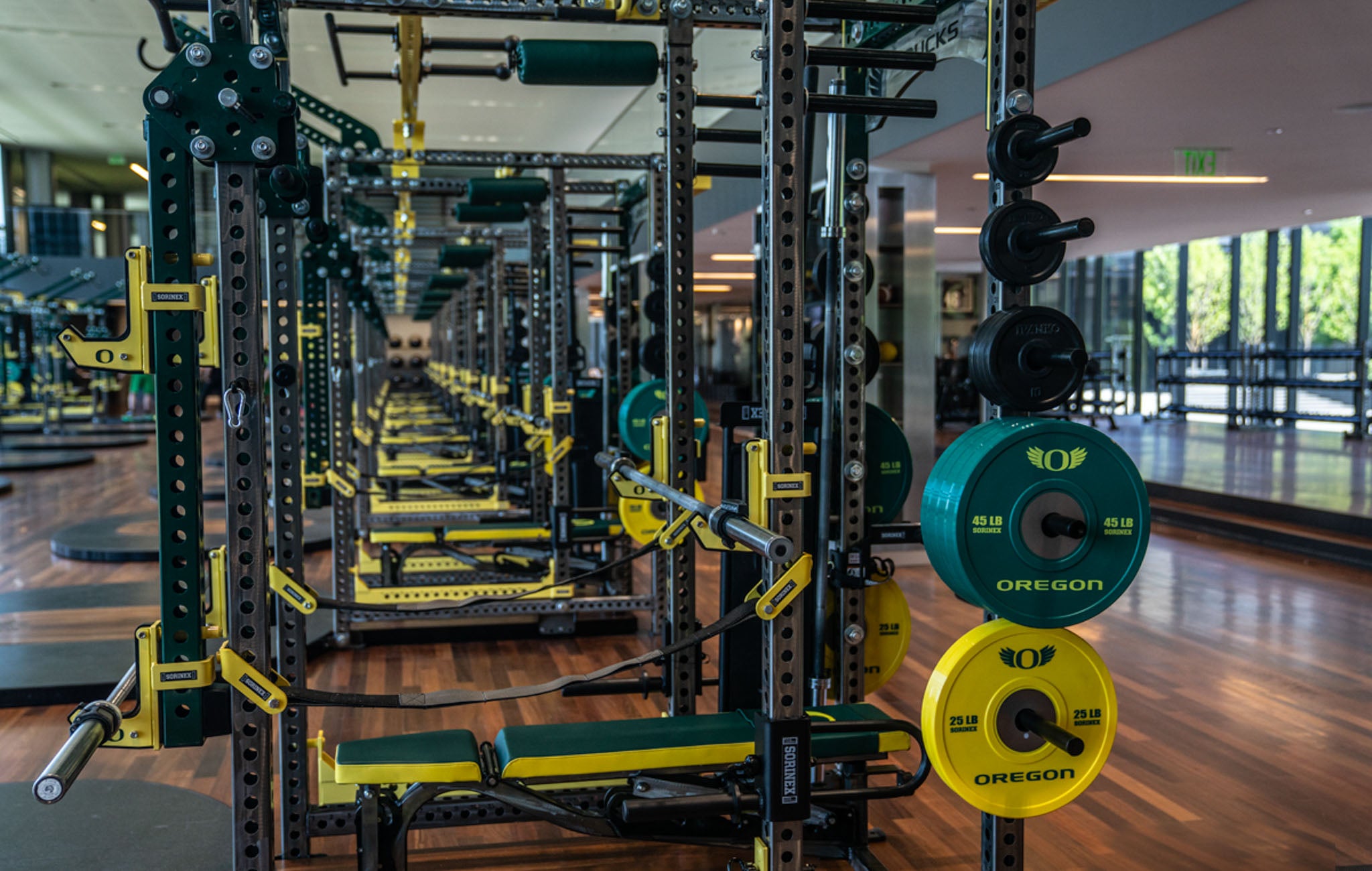 sorinex college football strength training facilities