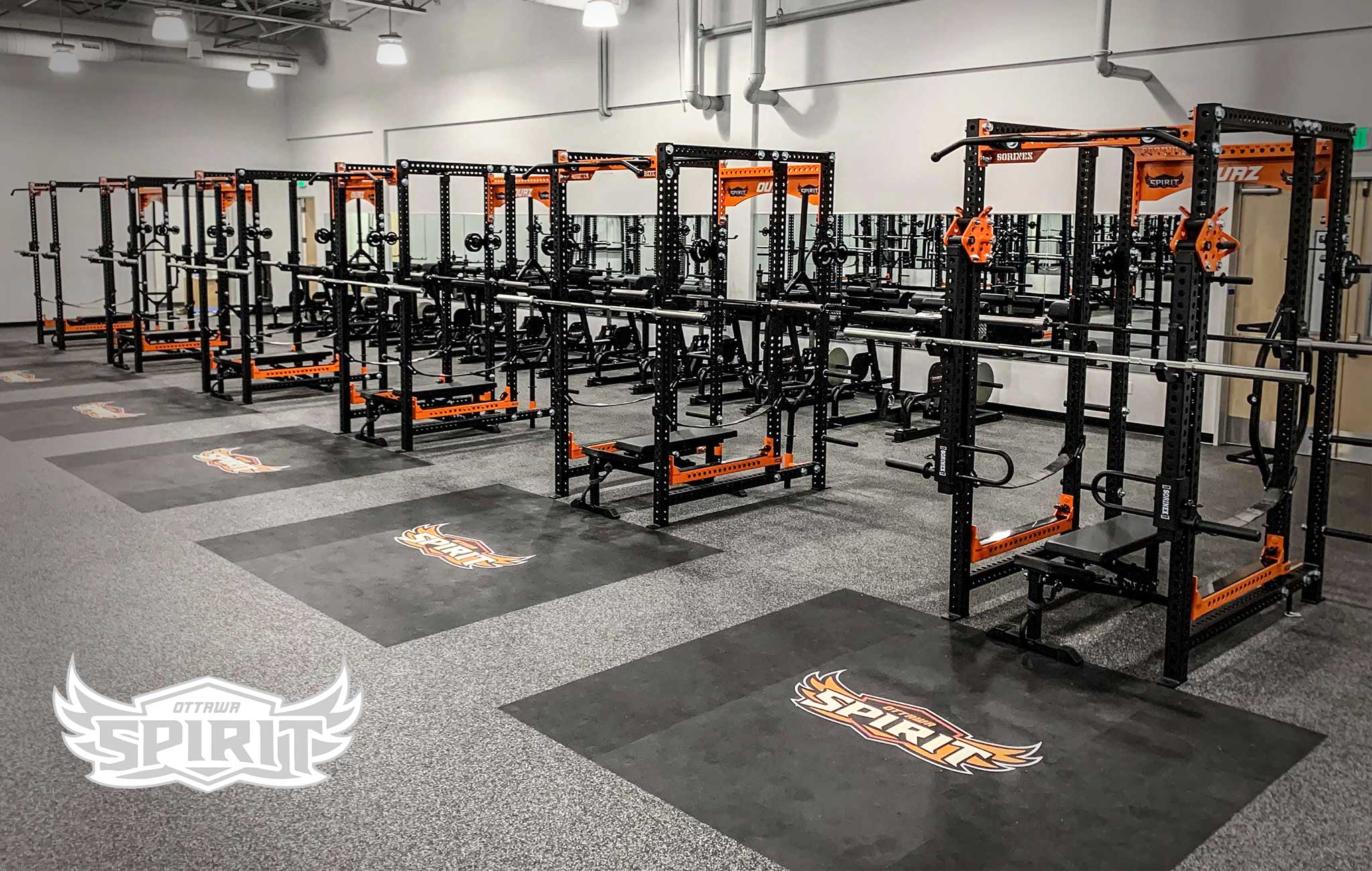 Ottawa University Sorinex strength and conditioning facility