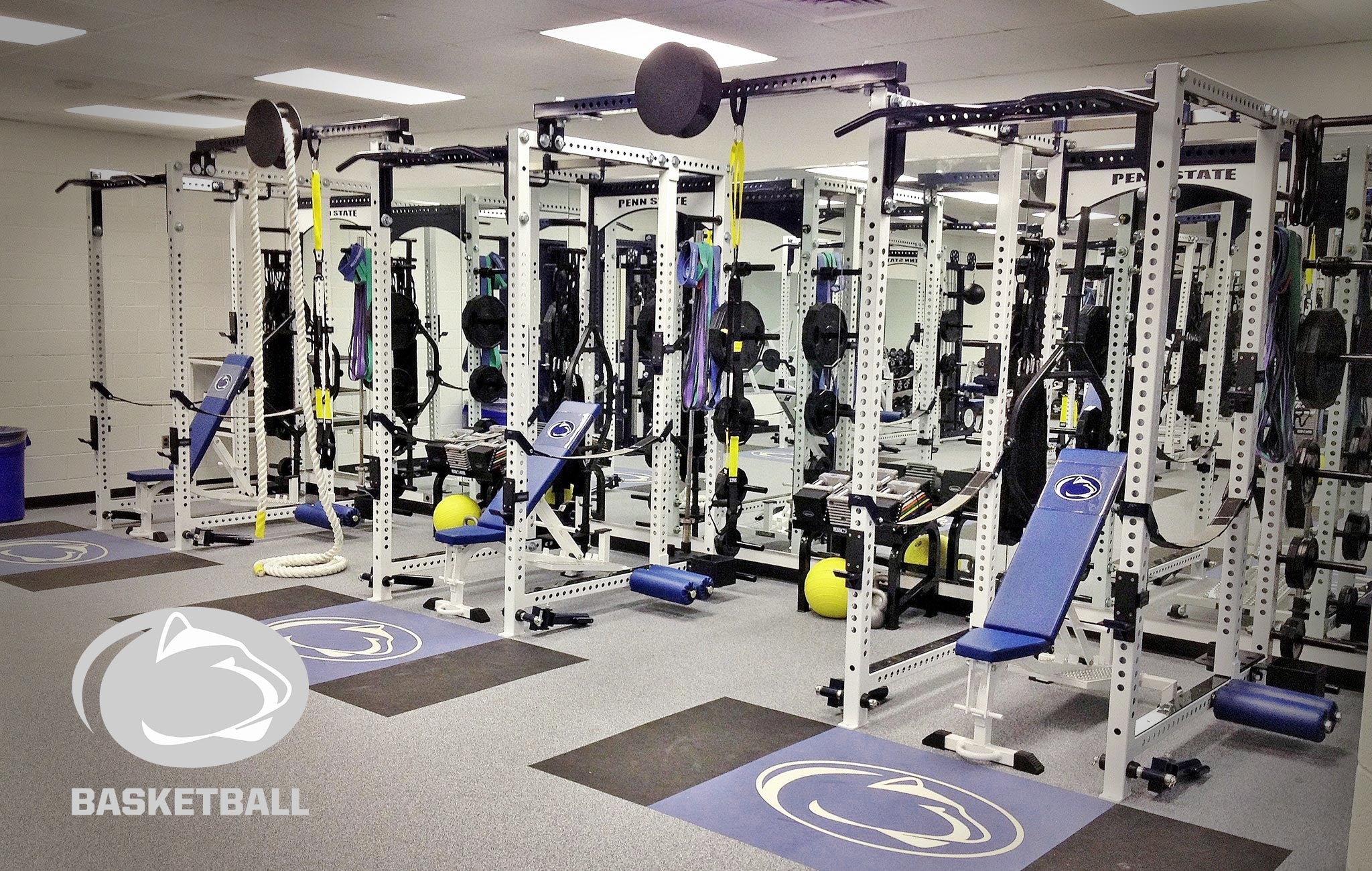 Penn State basketball University Sorinex strength and conditioning facility