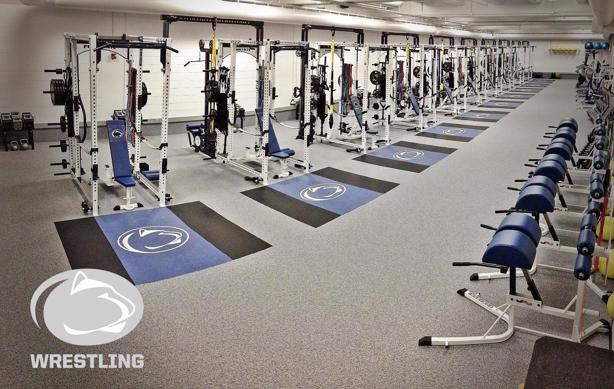 Penn State wrestling Sorinex strength and conditioning facility