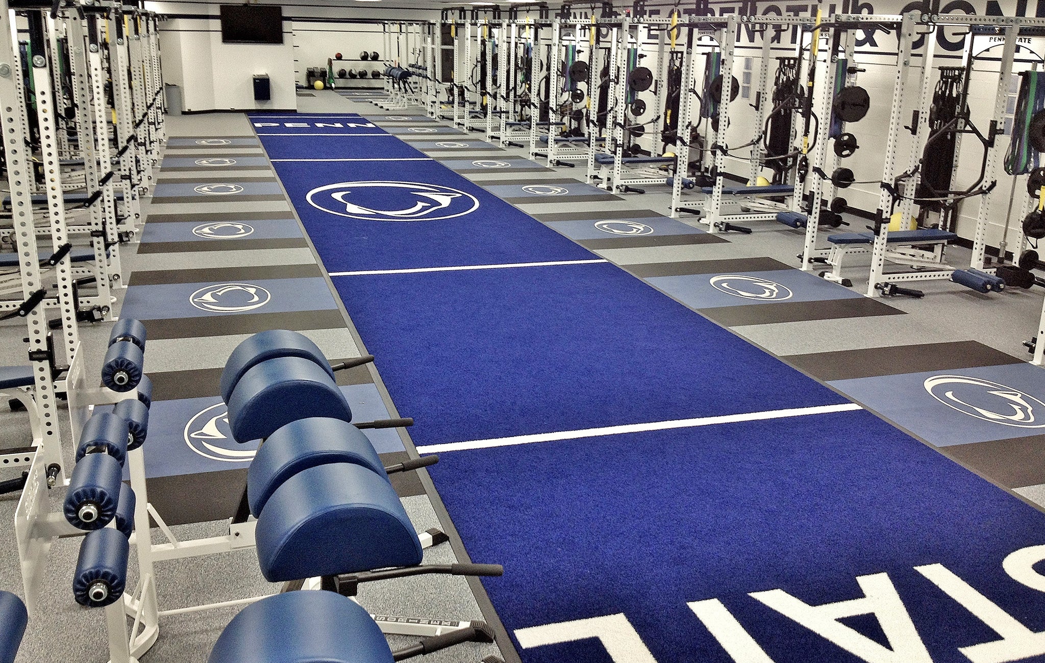 Penn state University multisport weight room
