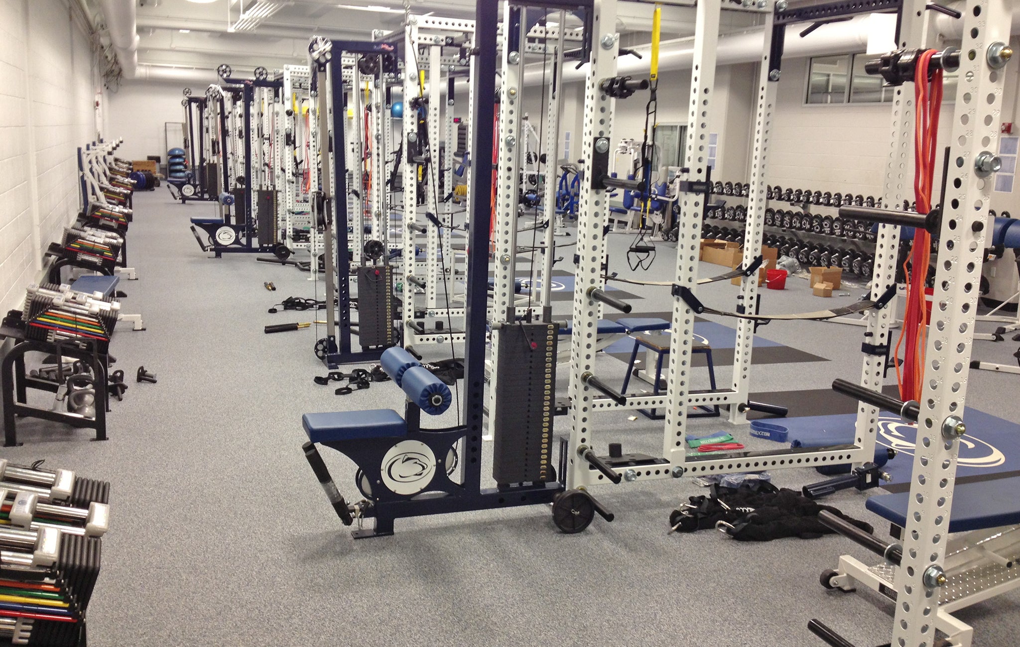 Penn State Wrestling strength training