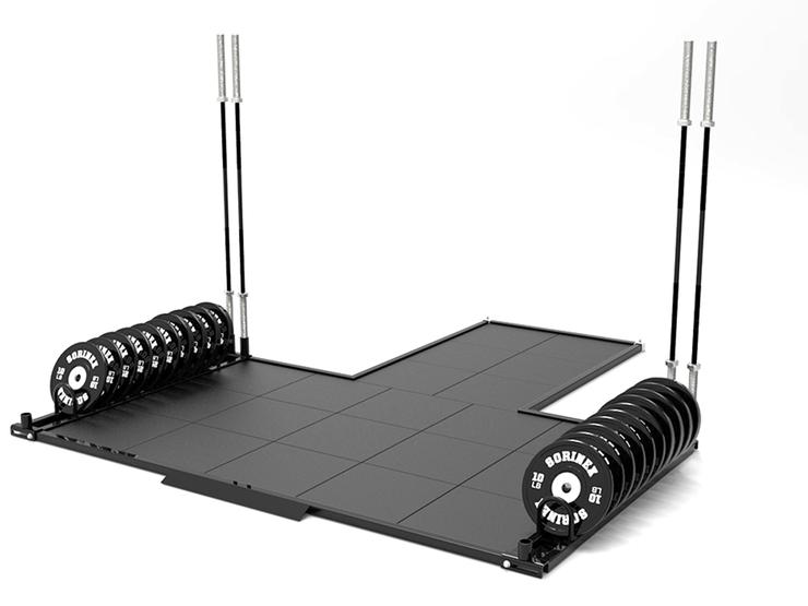 Sorinex Whisperlink Rubber Weightlifting Platform with Add Ons