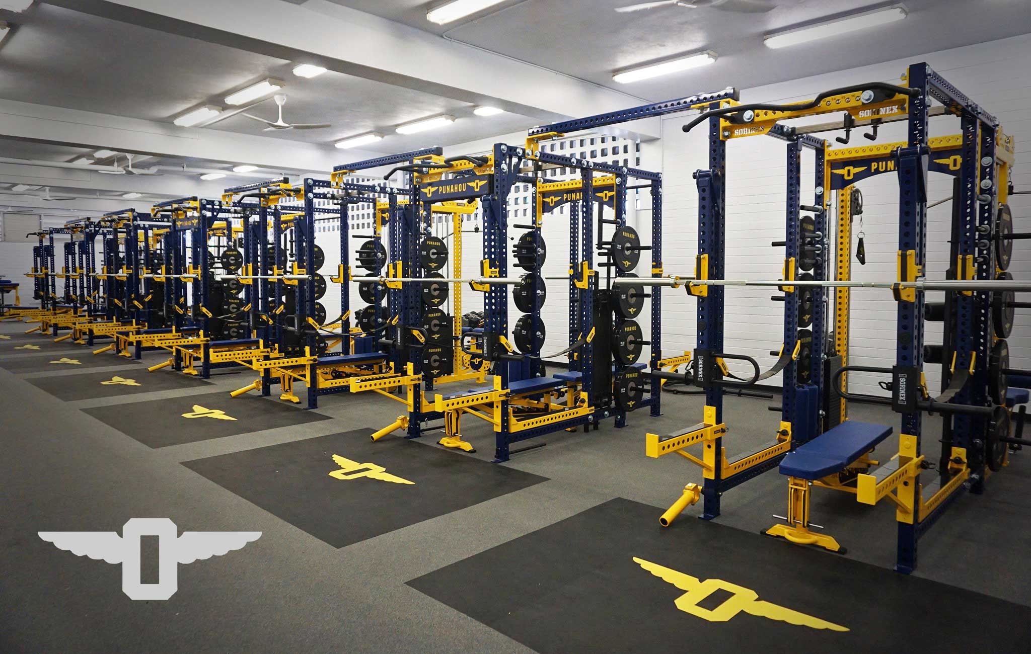 Punhou School Sorinex strength and conditioning facility