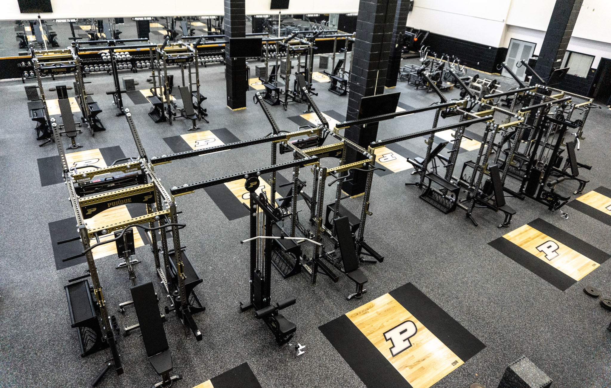 Purdue University Custom Olympic Weight Room