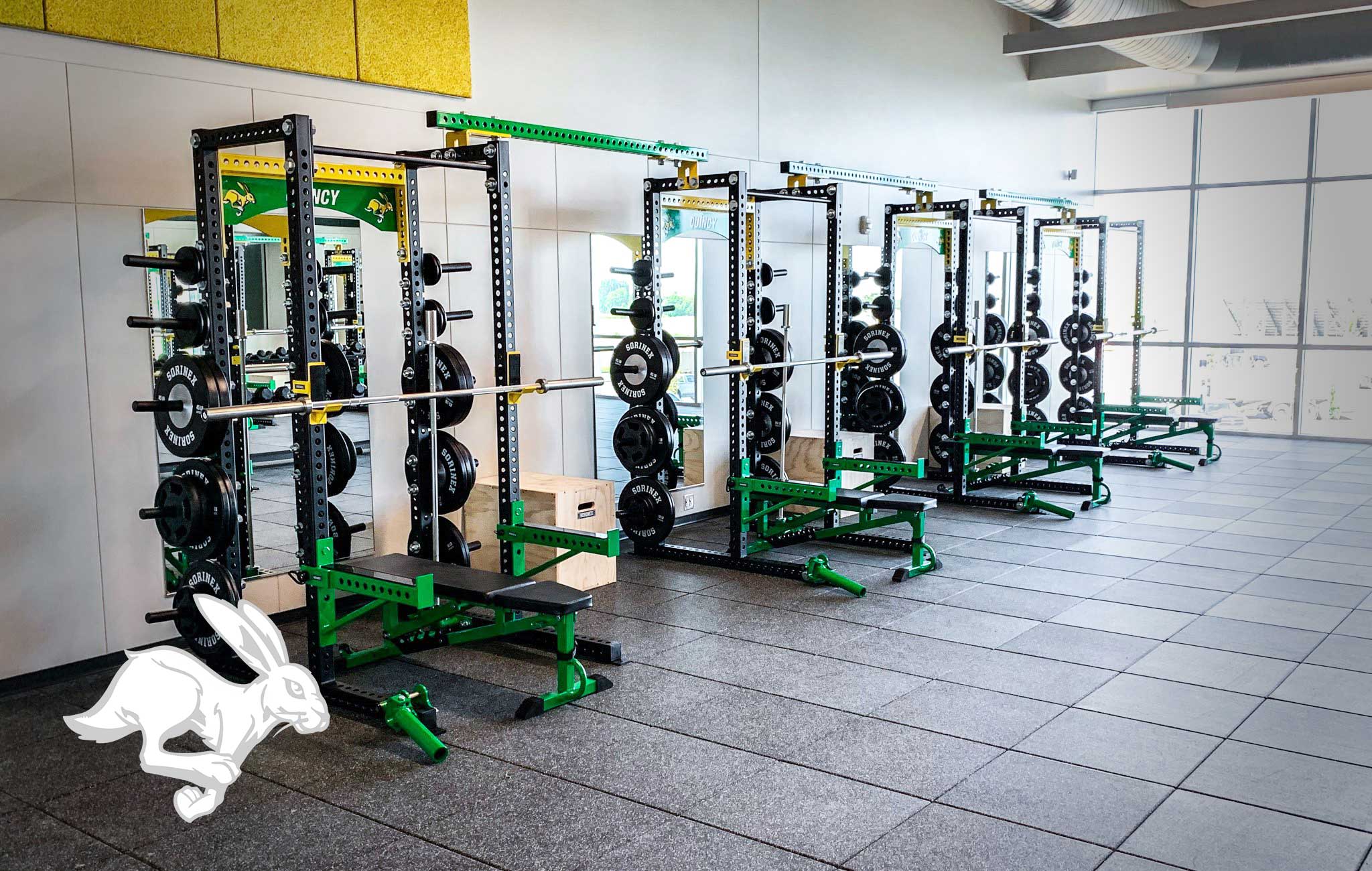 Quincy High School Sorinex strength and conditioning facility