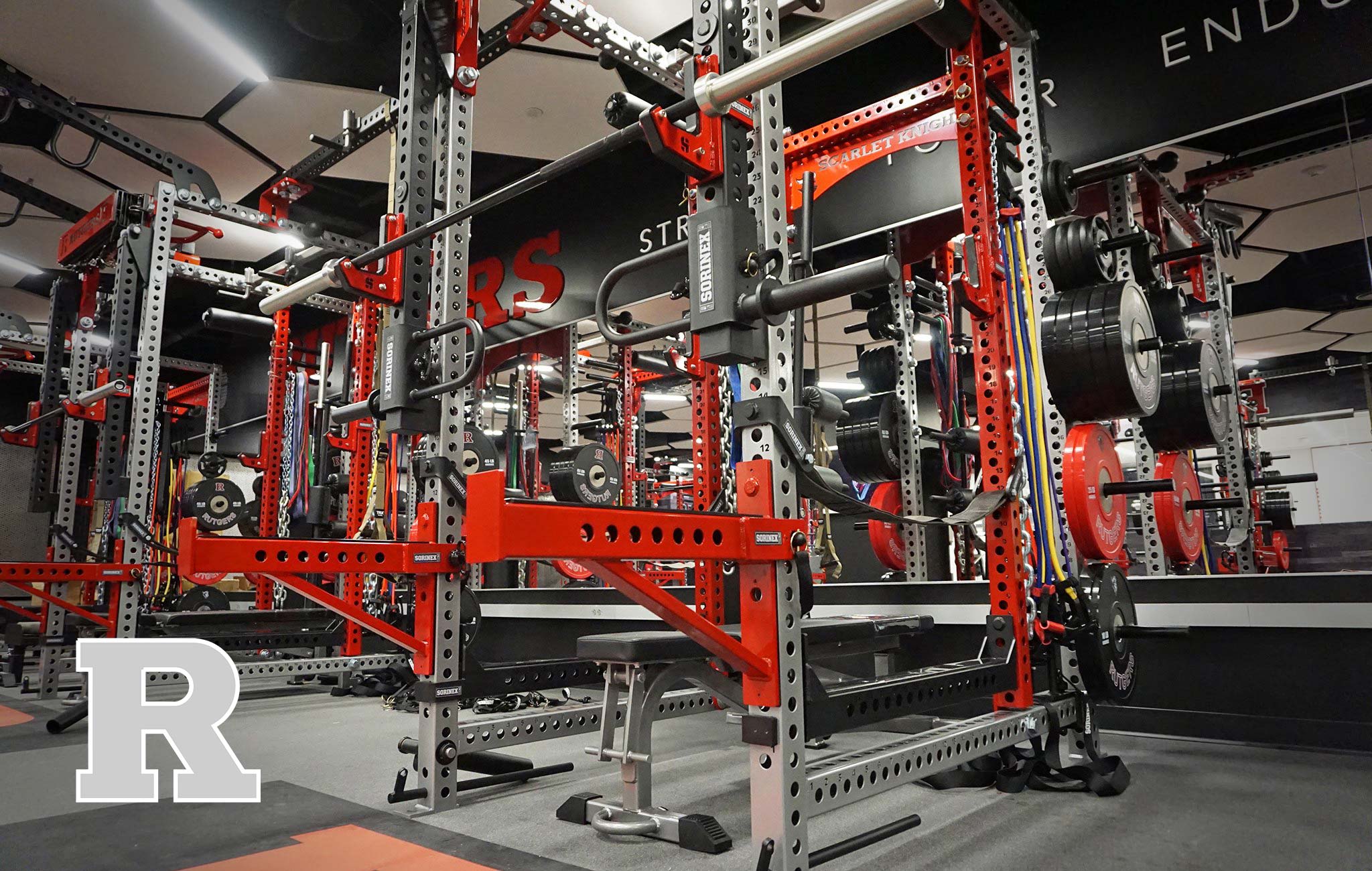 Rutgers University Sorinex strength and conditioning facility