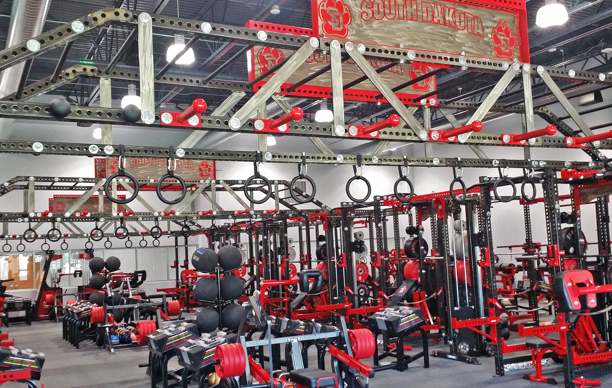 college strength and conditioning equipment