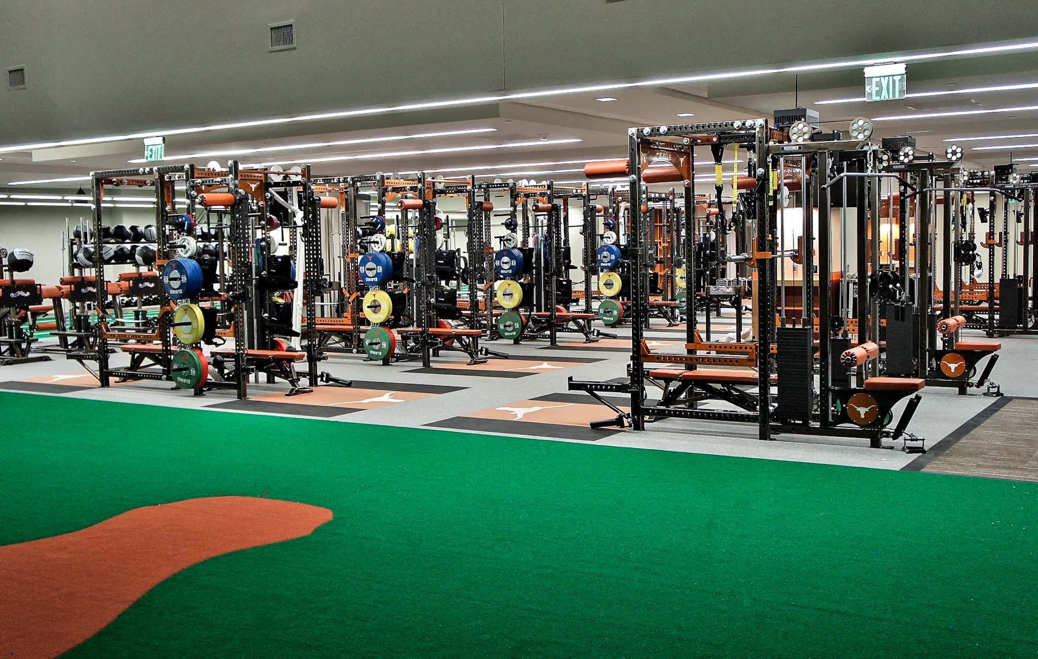 University of Texas Olympic Weight room