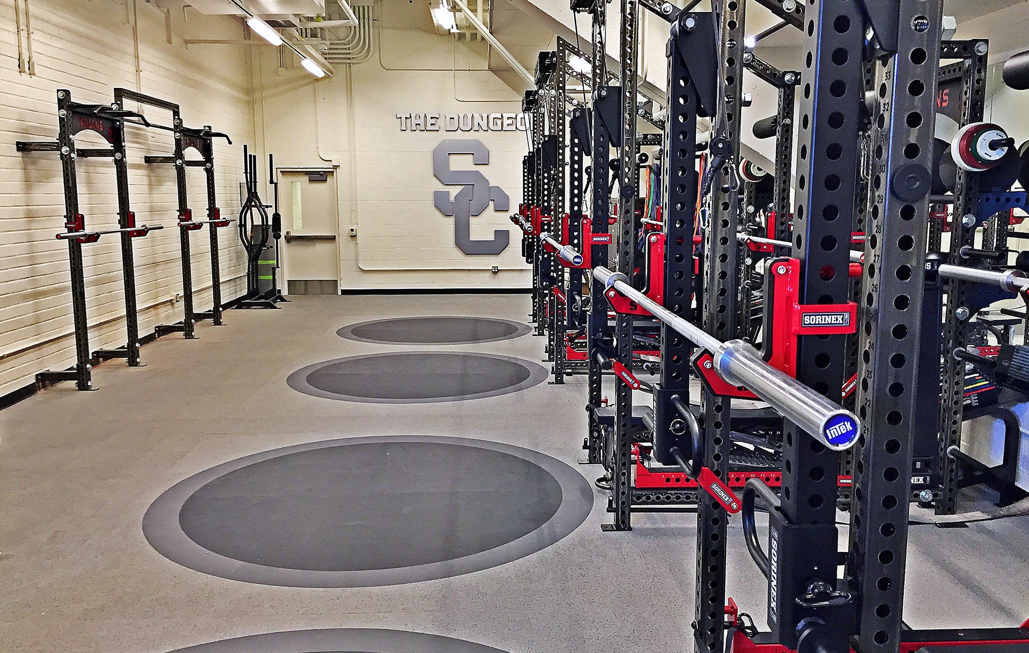 University of South California Throwers Weight Room
