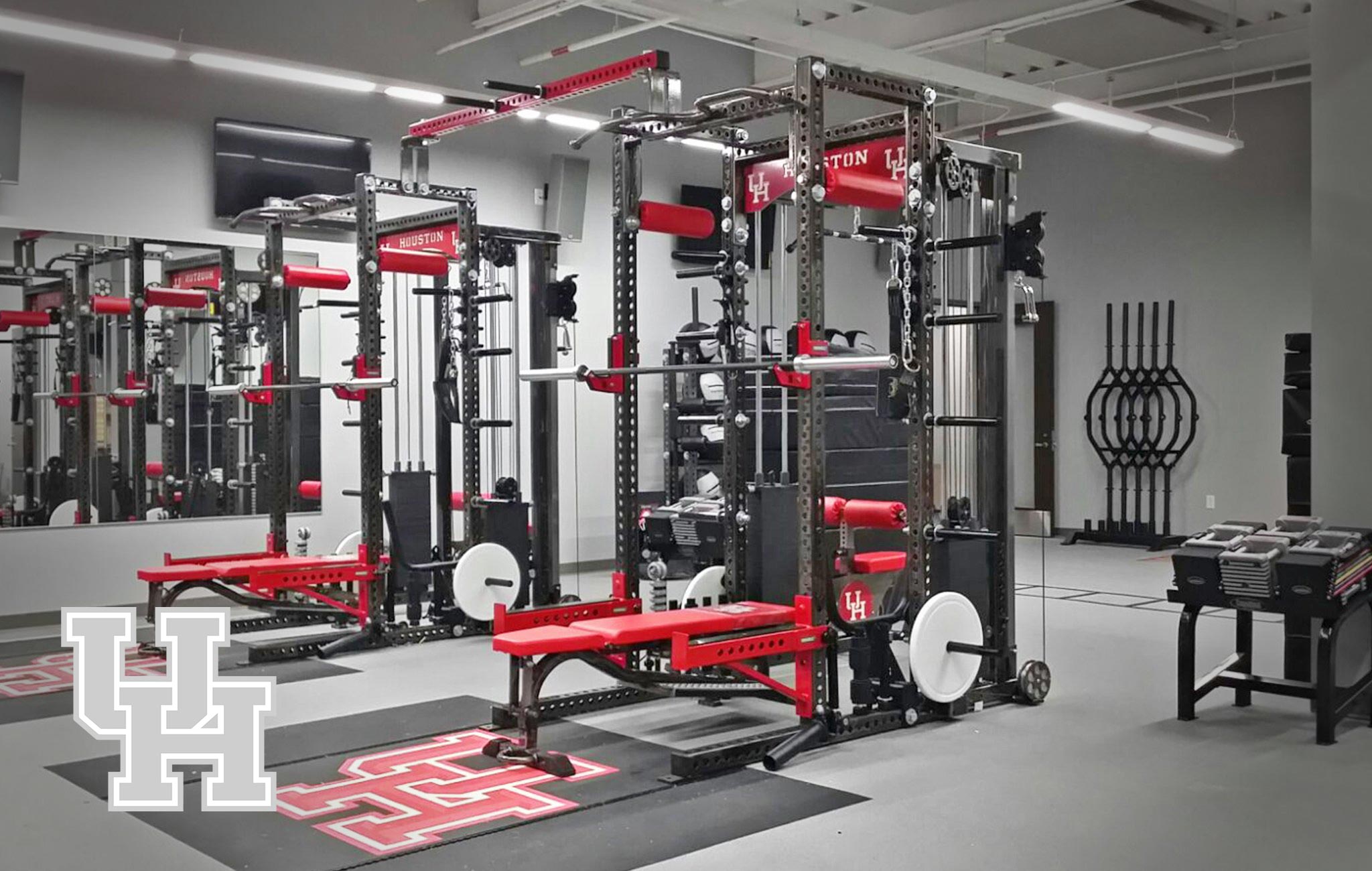University of Houston Sorinex strength and conditioning facility