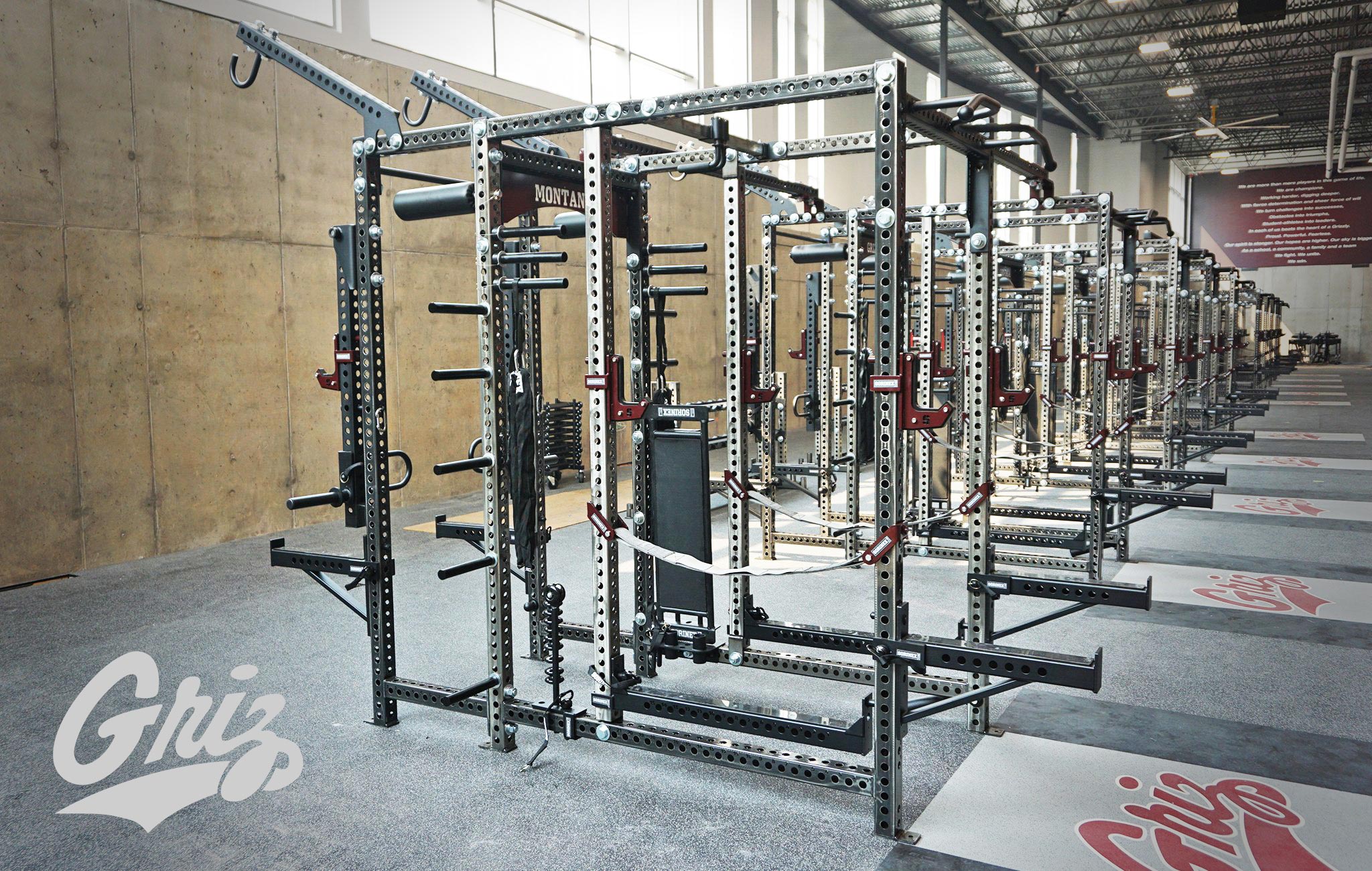 University of Montana Sorinex strength and conditioning facility