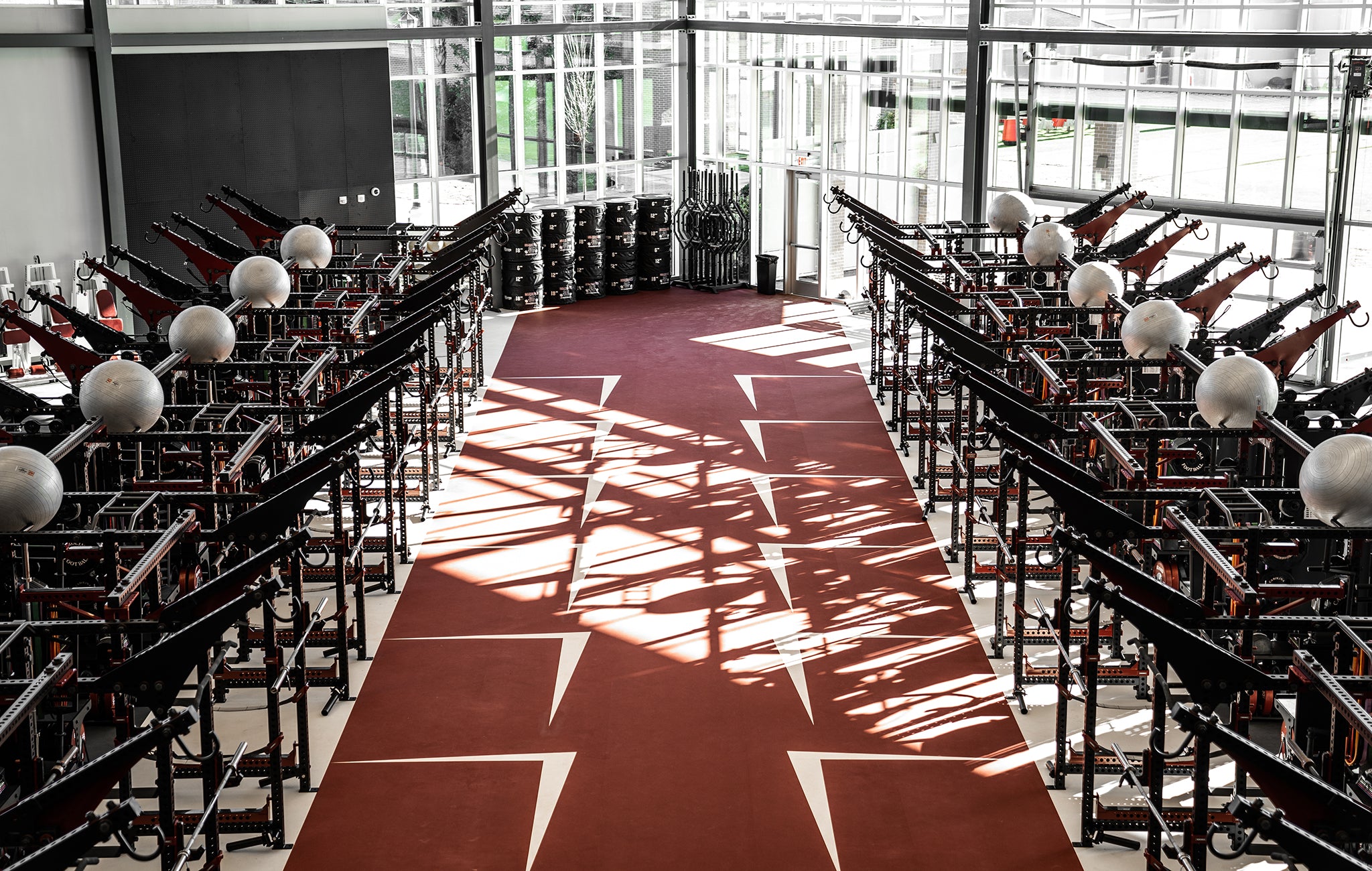 University of South Carolina Football Weight Room