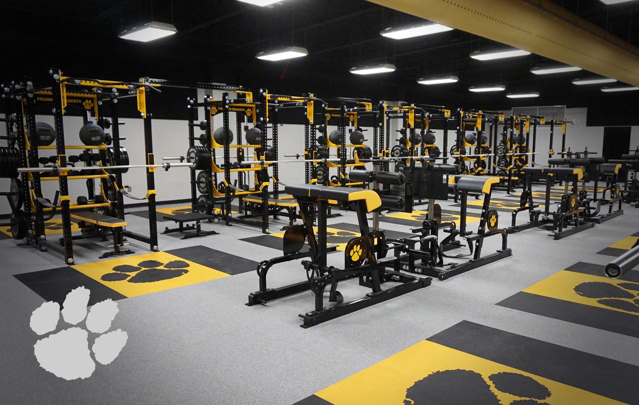 Valdosta High School Sorinex strength and conditioning facility