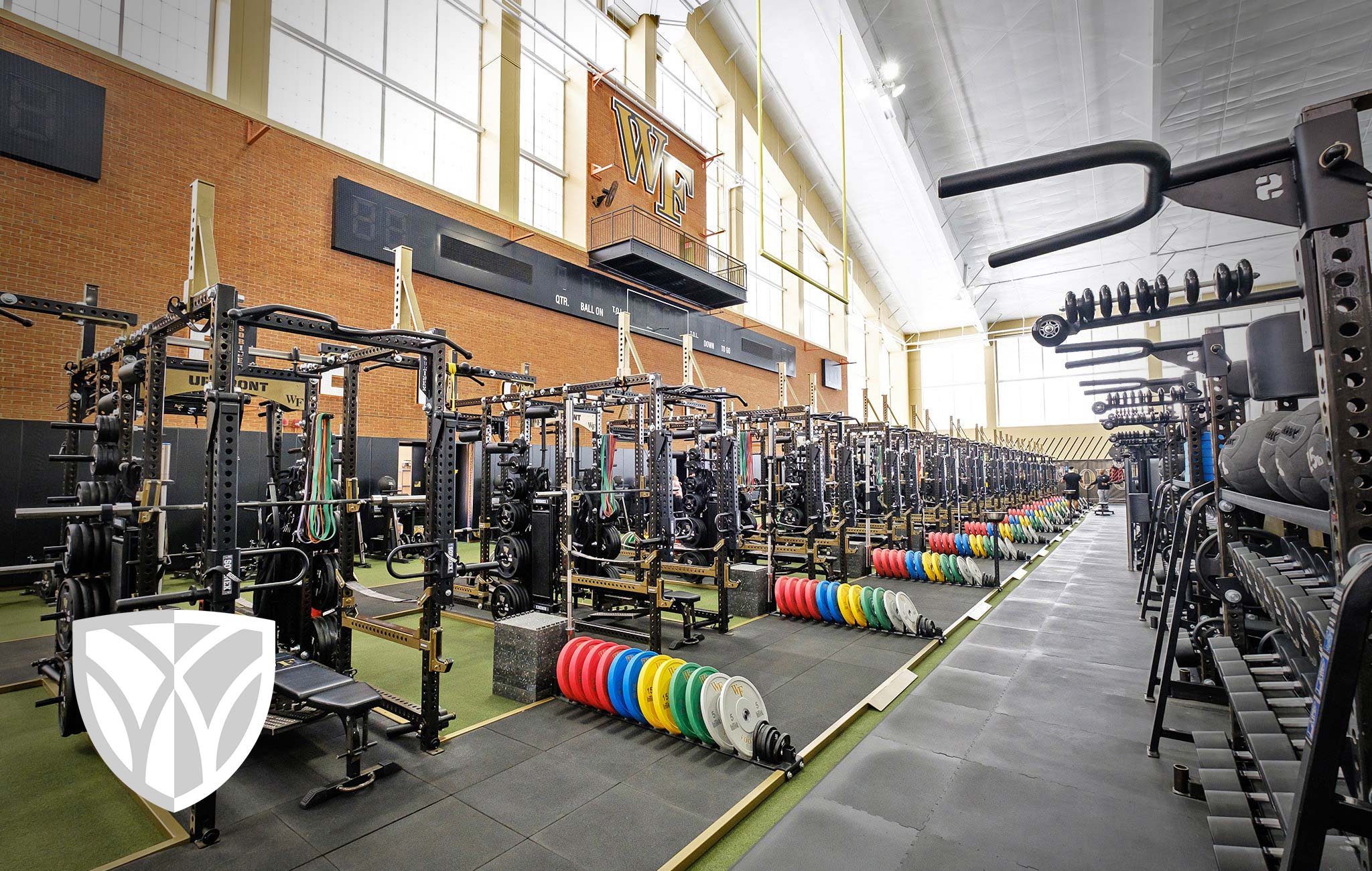 Wake Forest University Sorinex strength and conditioning facility