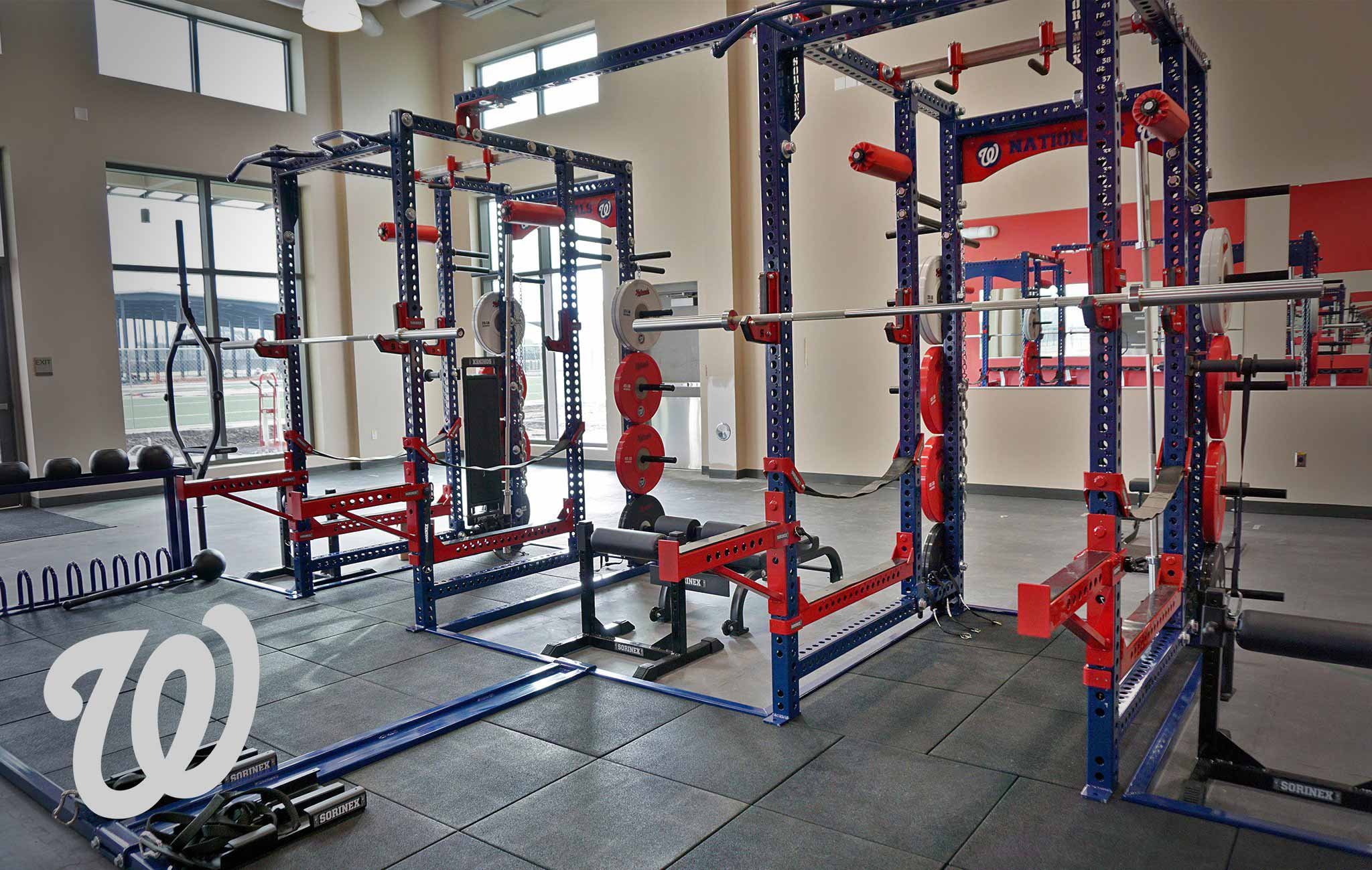 Washington Nationals Sorinex strength and conditioning facility