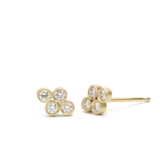 Teeny Diamond Stud – STONE AND STRAND