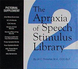 The Apraxia of Speech Stimulus Library — Set 2: Pictorial Jill Thresher