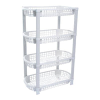 Organizador Plástico De Cocina 4 Niveles Blanco – Do it Center