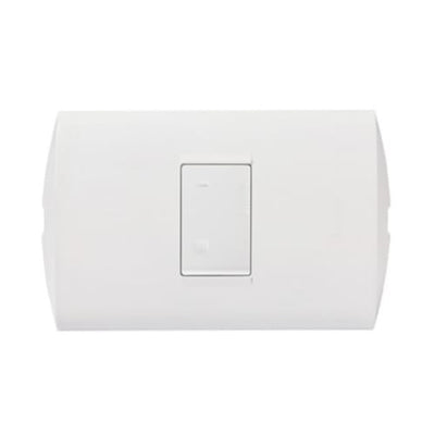 Pulsador timbre táctil, frontal blanco - LEDBOX