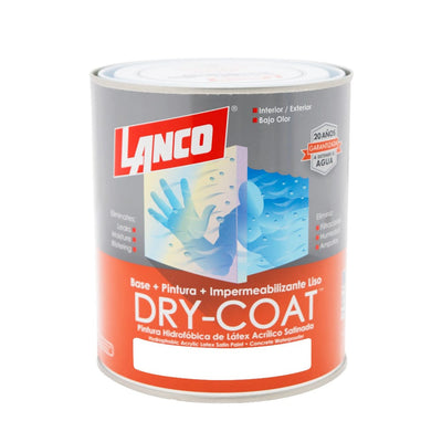 Pintura Impermeabilizante Lanco Dura Life Transparente Mate Gl Para  Concreto Df2824-4