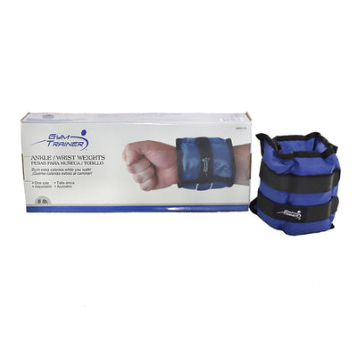 2 uds pesas para tobillos y muñecas entrenamiento de fuerza correas  invisibles para pesas de muñeca para correr gimnasia azul 1kg/35,3oz