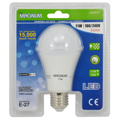 🥇 Bombilla regulable led A60 de 12W E-27 1200LM Luz Blanca 6500