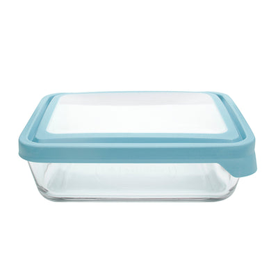 Set de 6 envases para comida de vidrio con tapa – Do it Center