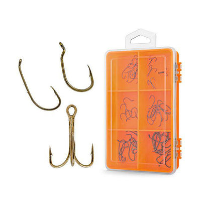 Kit Anzuelo Set Pesca 4 Anzuelos Pesca Anzuelos Triples #1/0 – Adkar