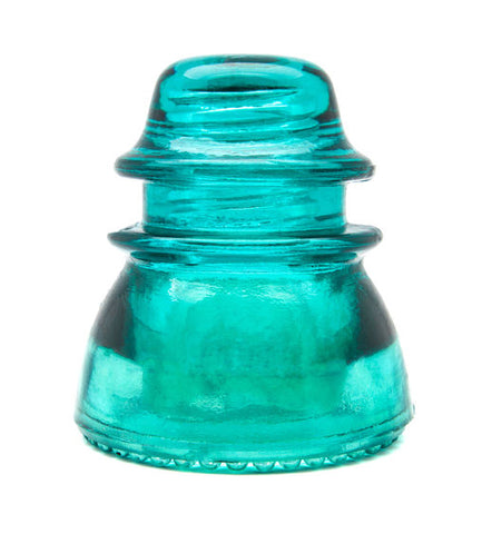 Bright Aqua Glass Insulator