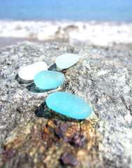 Aqua and Turquoise Sea Glass