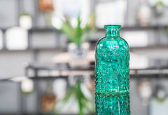Aqua Glass Bottle