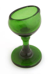 Green Glass Eye Wash Cup
