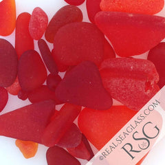 Real Red Sea Glass