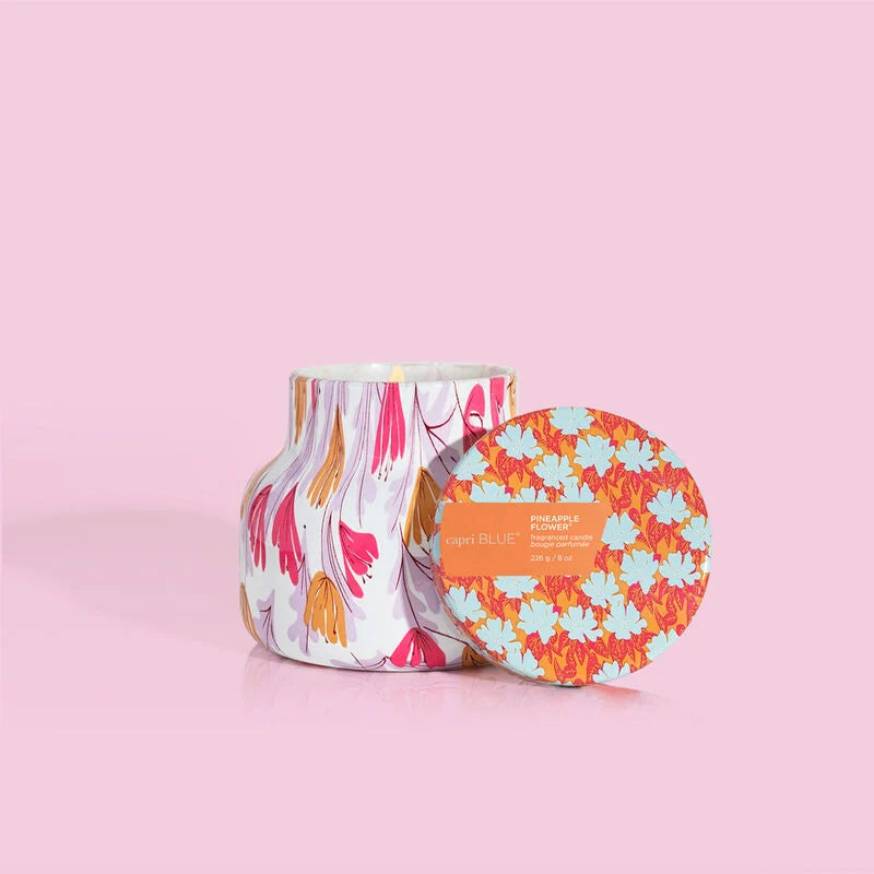 Pineapple Flower Pattern Play Petite Jar | 8oz