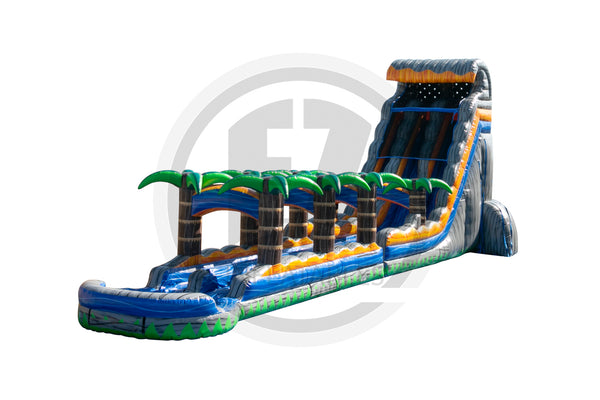 22-Ft−−Blue Crush Water Slide-WS342-IP – EZ Inflatables