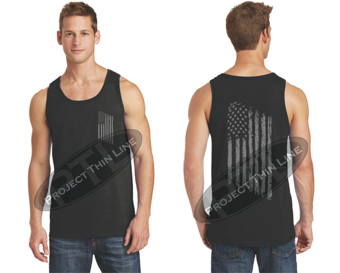 Tattered Tactical - Subdued American Flag Tank Top - FRONT - Project ...