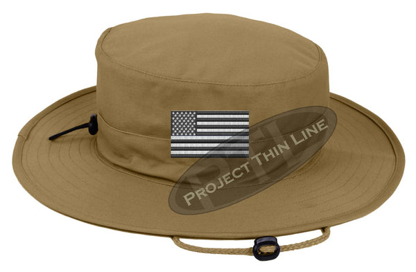 Project Thin Line Embroidered Tactical American Adjustable Boonie Hat