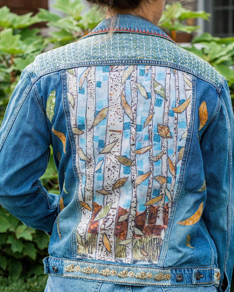 back sail denim jacket