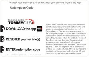 tommy's car wash coupon code