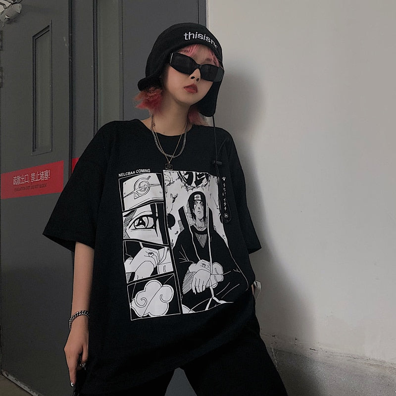 Harajuku Streetwear Itachi T-shirt – Kawainess