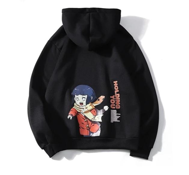 Harajuku Naruto  Hinata Unisex  Hoodies  Couple  wear Kawainess