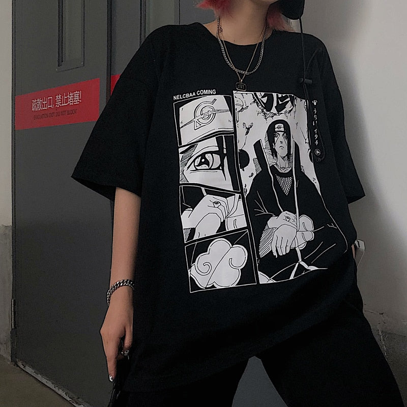 Harajuku Streetwear Itachi T-shirt – Kawainess