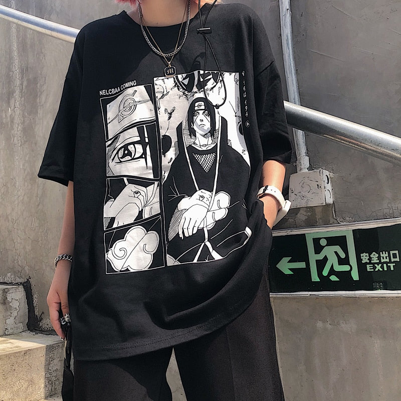 Harajuku Streetwear Itachi T-shirt – Kawainess