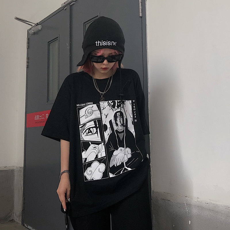 Harajuku Streetwear Itachi T-shirt – Kawainess