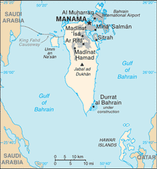 Bahrain map